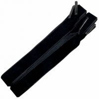 Ciorapi din suede pentru pantofi, o pereche - Negri, lățime 1 cm