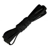 Șireturi elastice pentru încălțăminte simple, o pereche - Negre, 100 cm