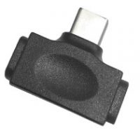 Adaptor USB-C la Micro USB și Apple Lightning - Negru