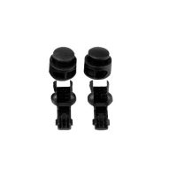 Clips din plastic cu curea - Negru