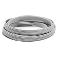 Șiruri de elastic pentru pantofi simple, o pereche - Gri, 100 cm