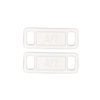 Cataramă metalică - prindere pentru șireturi AF1 - Albă