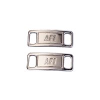 Cataramă metalică - prindere pentru șireturi AF1 - Argintiu lucios