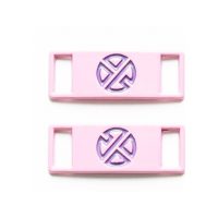 Bucla metalică - prindere pentru șireturi - Roz-Violet