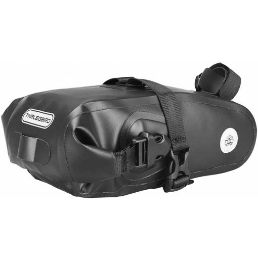 Foto - Geantă impermeabilă sub șaua bicicletei - Neagră 2,5 litri