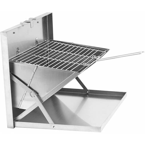 Foto - Grătar pliabil din oțel inoxidabil - 40 x 30 cm