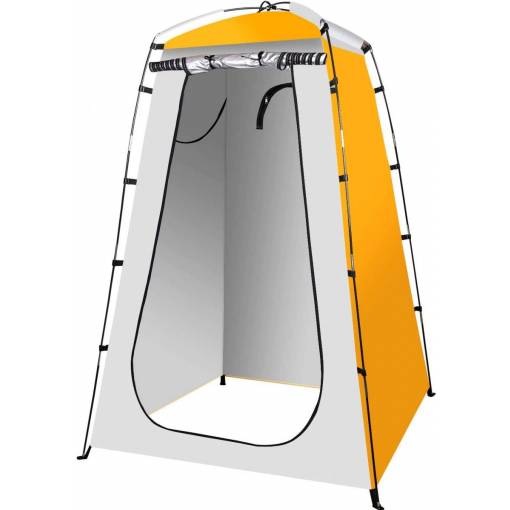 Foto - Cort de duș pentru camping - Galben