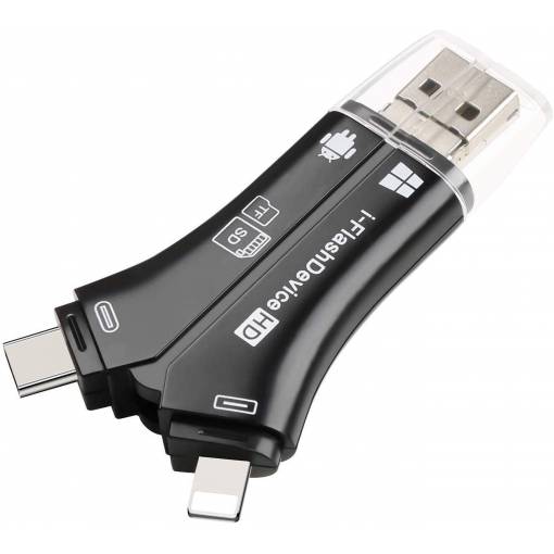 Foto - <b>Cititor de carduri SD 4 în 1 i-flashdevice HD</b>