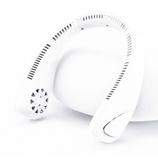 Foto - Ventilator portabil pentru gât - Alb