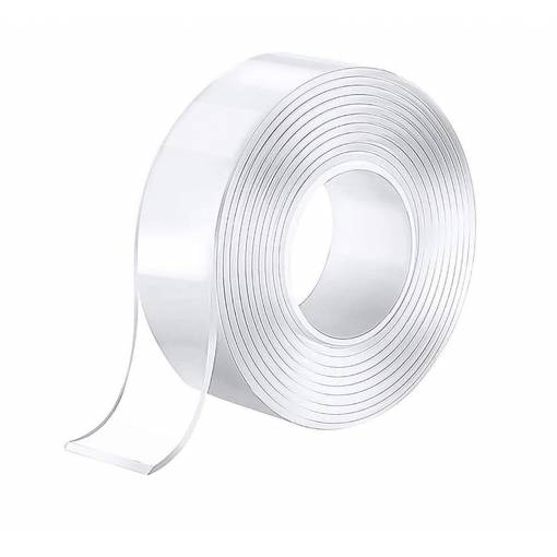 Foto - Bandă adezivă NANO dublu adezivă - Transparentă - 2mm