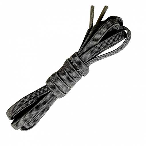 Foto - Șireturi elastice pentru pantofi simple, o pereche - Tip B - Gri, 100 cm