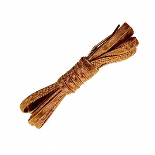 Foto - Șireturi elastice pentru pantofi simple, o pereche - Tip B - Marron, 100 cm