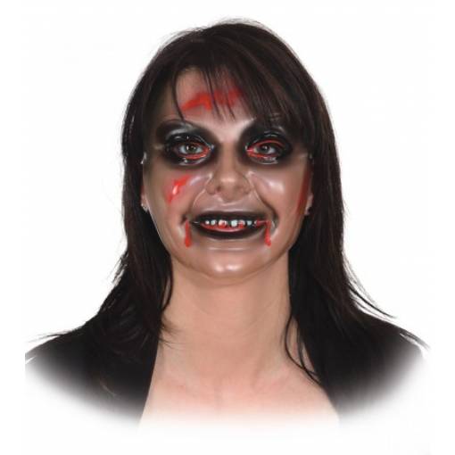 Foto - Masca din plastic pentru dame - Zombie