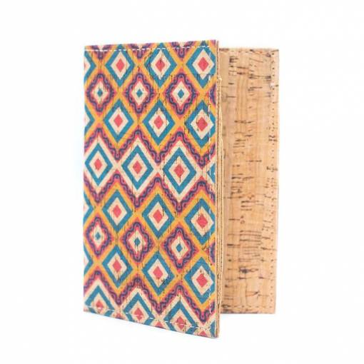 Foto - Husă din plută pentru documentele de călătorie - Criss Cross