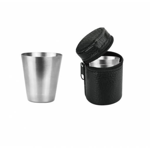 Foto - Set de pahare din oțel inoxidabil - 4 bucăți