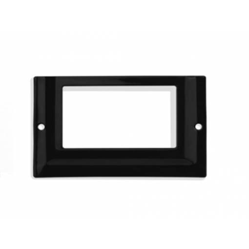 Foto - Plăcuță pentru ușă 79 x 49 mm - Neagră