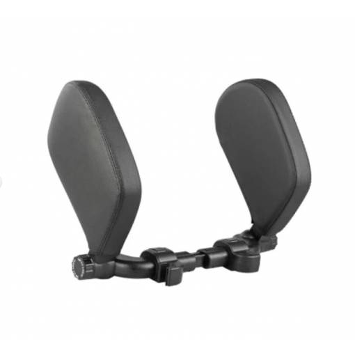 Foto - Tetieră din piele pliabilă pentru mașină - Negru