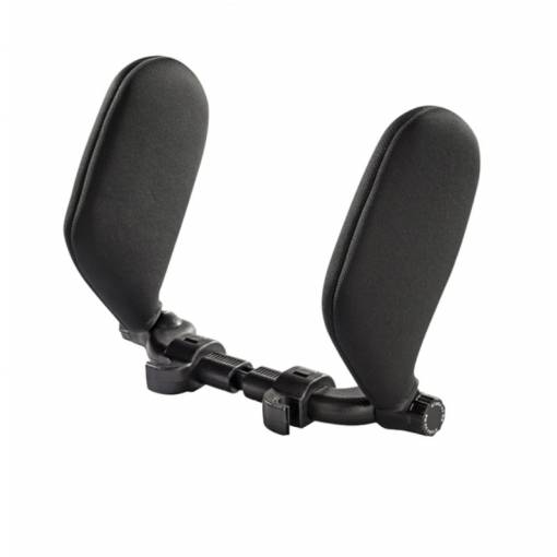 Foto - Tetieră textilă pliabilă pentru mașină - Negru