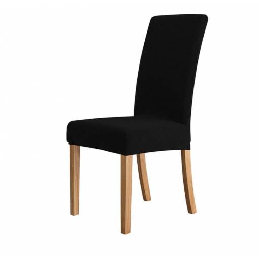 Foto - Husă universală de întindere pentru scaun - Fleece negru