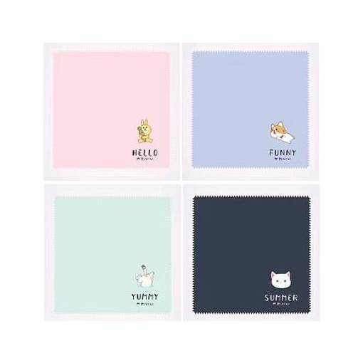 Foto - Șervețel cu microfibră pentru ochelari - 4 bucăți