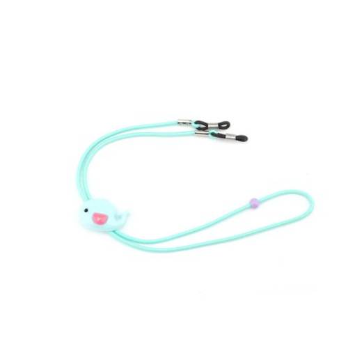 Foto - Cureaua elastică pentru ochelari pentru copii - Albastru deschis, balenă