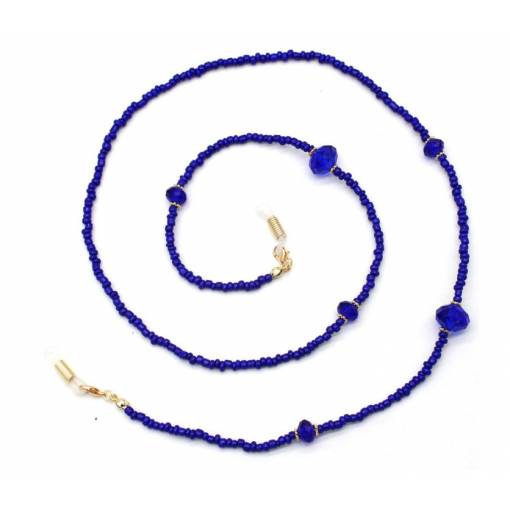 Foto - Șirag de mărgele pentru ochelari - Albastru