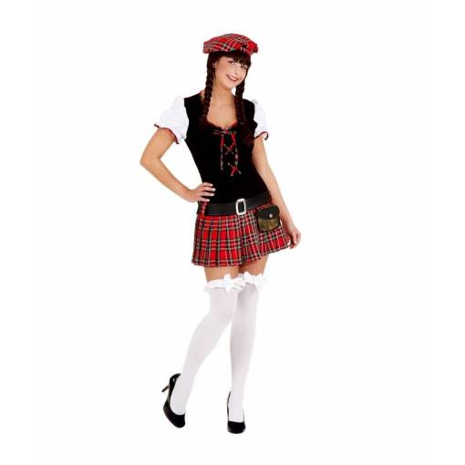 Foto - Costumul femeiesc - Scoțian roșu 40