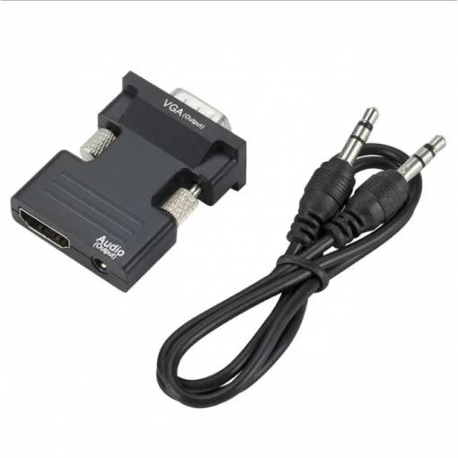 Foto - Adaptor HDMI femeie la VGA bărbat