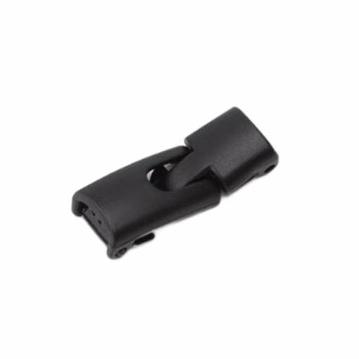 Foto - Clasă magnetica de metal pentru șireturile de pantofi - Tip 2 - Negru