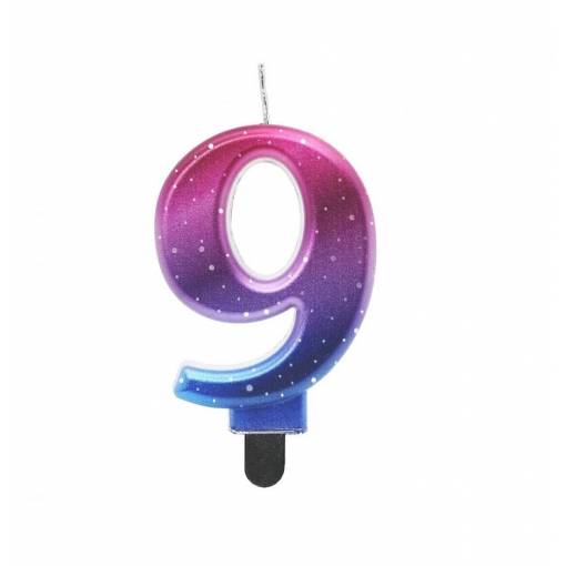 Foto - Lumânare aniversară Galaxy - 9