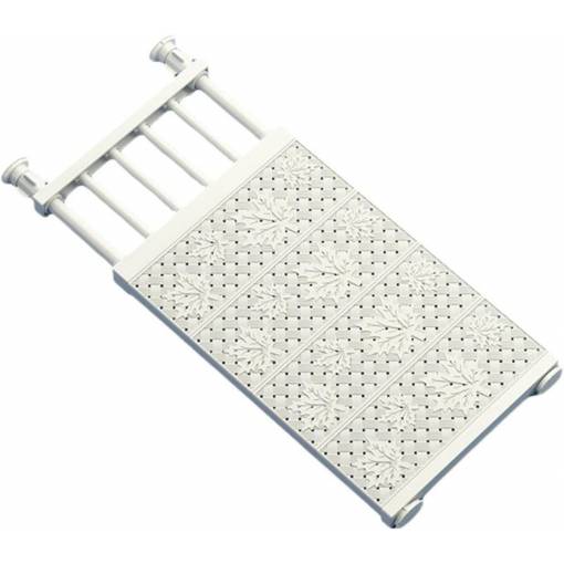 Foto - Raft extensibil, lat - Alb