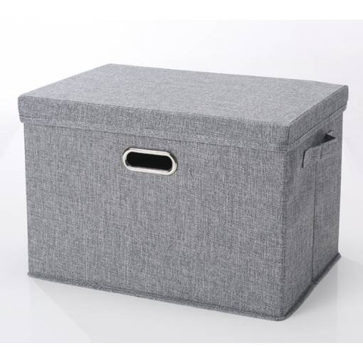 Foto - Cutie pliabilă cu capac, mărime M - Gri