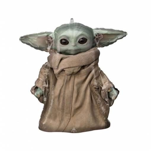 Foto - Balon de folie - Baby Yoda, 66 cm