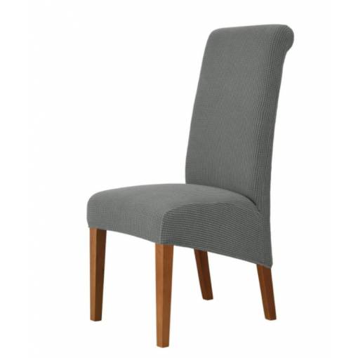 Foto - Husă universală elastică pentru scaun - Gri deschis