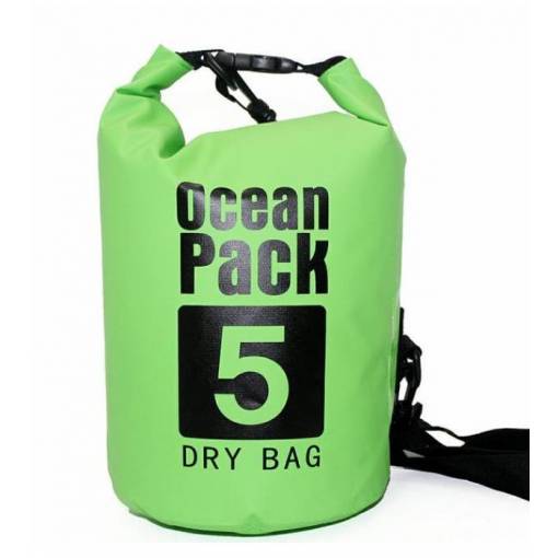 Foto - Sac etanș de outdoor de 5 litri - Verde