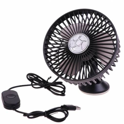 Foto - Ventilator auto rotativ USB