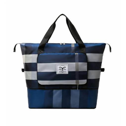 Foto - Geanta de călătorie sportivă - Cuburi albastre