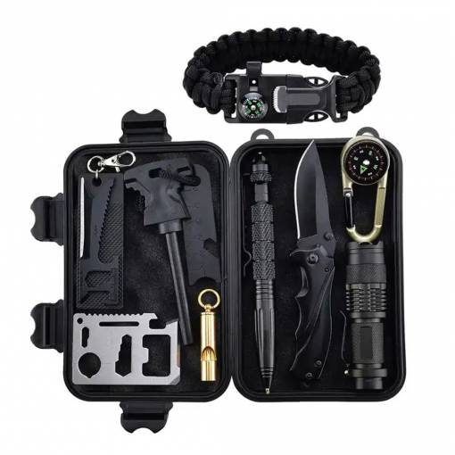 Foto - Set de echipamente pentru supraviețuire în aer liber