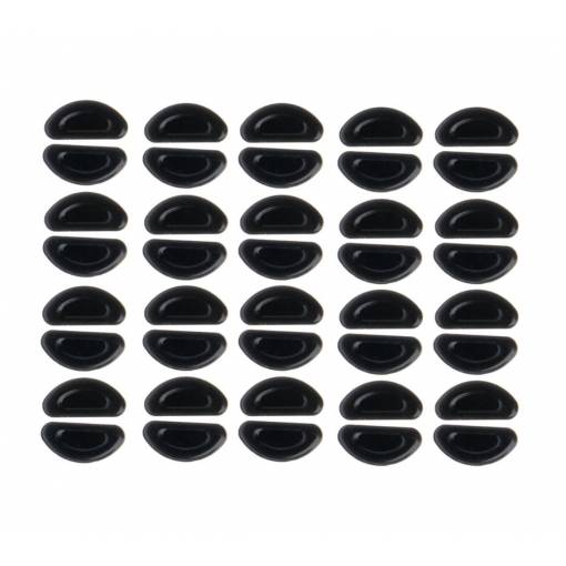 Foto - Set de suporturi adezive pentru ochelari - 20 perechi, negre