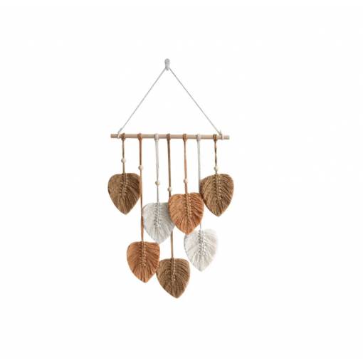 Foto - Captator De Sânuri - Mare, decor de macramé Boho pentru vise bune - Bej închis