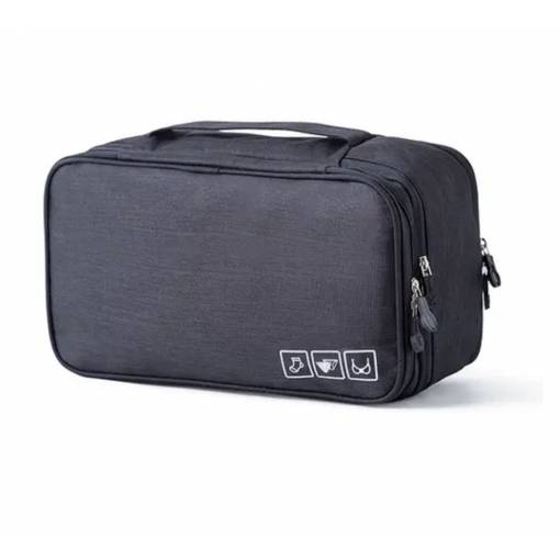 Foto - Organizator de călătorie pentru lenjerie - Negru