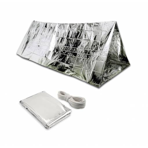 Foto - Cort de urgență termoizolat - Argintie