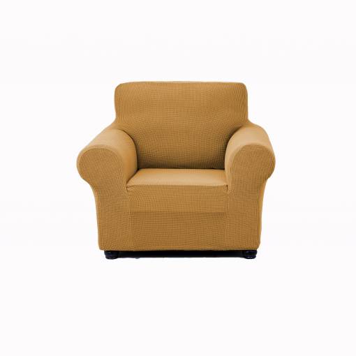 Foto - Husă universală din catifea pentru fotoliu - Culoare Roșie