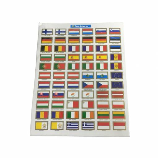 Foto - Set de autocolante pentru monede Euro