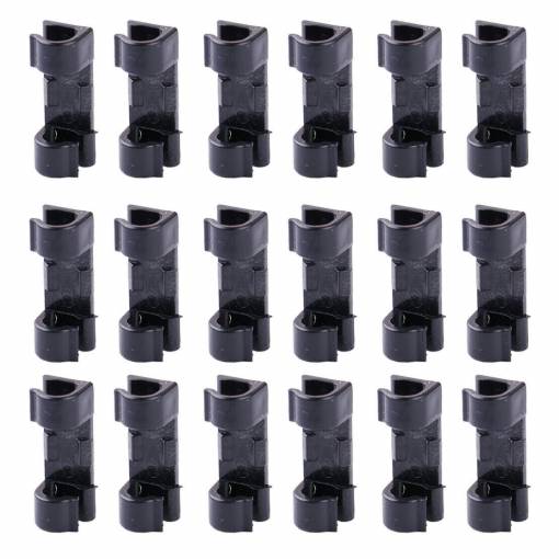 Foto - Prindere de cablu autoadezivă - Neagră, mărimea S, set