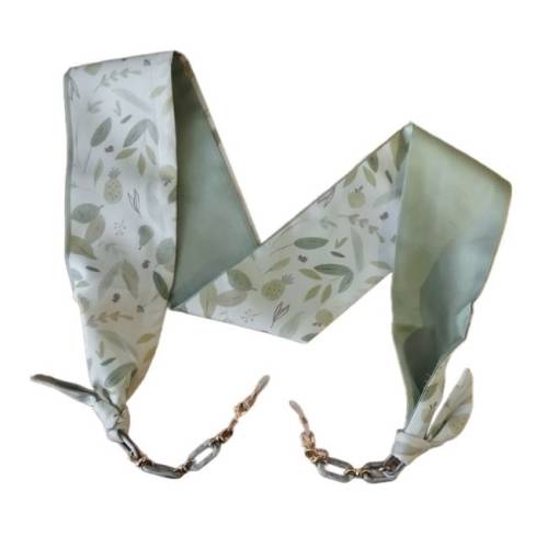 Foto - Eșarfă din mătase pentru ochelari cu lanț - Fructe