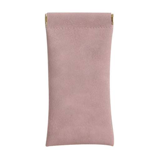 Foto - Carcasă pentru ochelari cu închidere prin arc - Roz