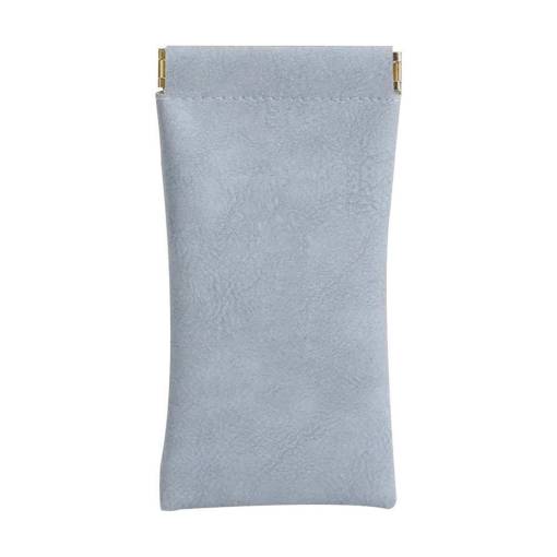 Foto - Carcasă pentru ochelari cu închidere prin arc - Albastră