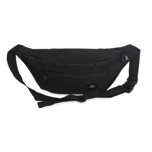 Foto - Geantă crossbody unisex mare - Neagră