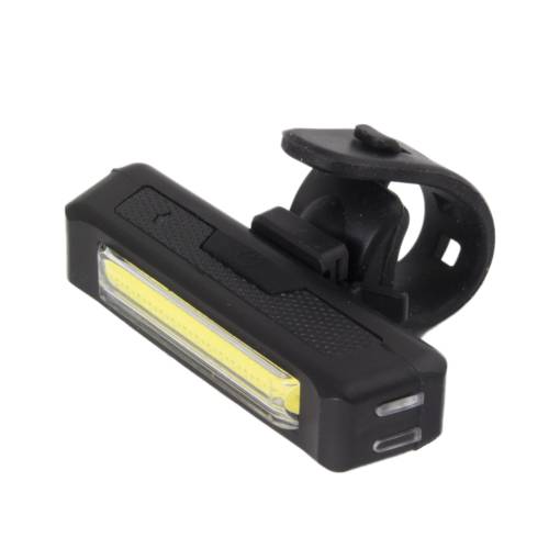 Foto - Lumină LED frontală pentru bicicletă USB